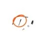Bright Orange 16" (40.6 Cm) Multi-purpose Bungee Cord With Hook