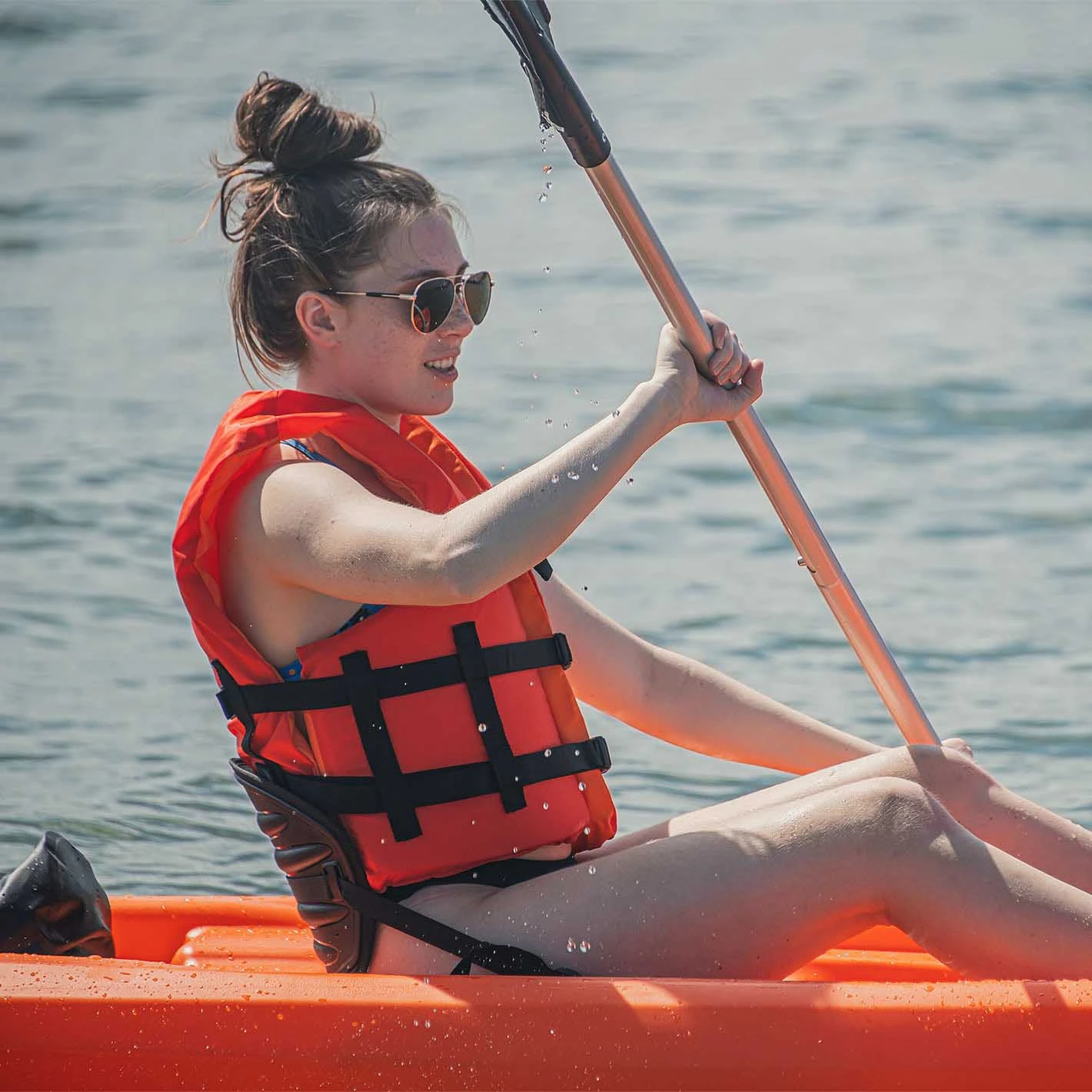 Pelican Sport Pulse 100X With Paddle Kayak - Image 12