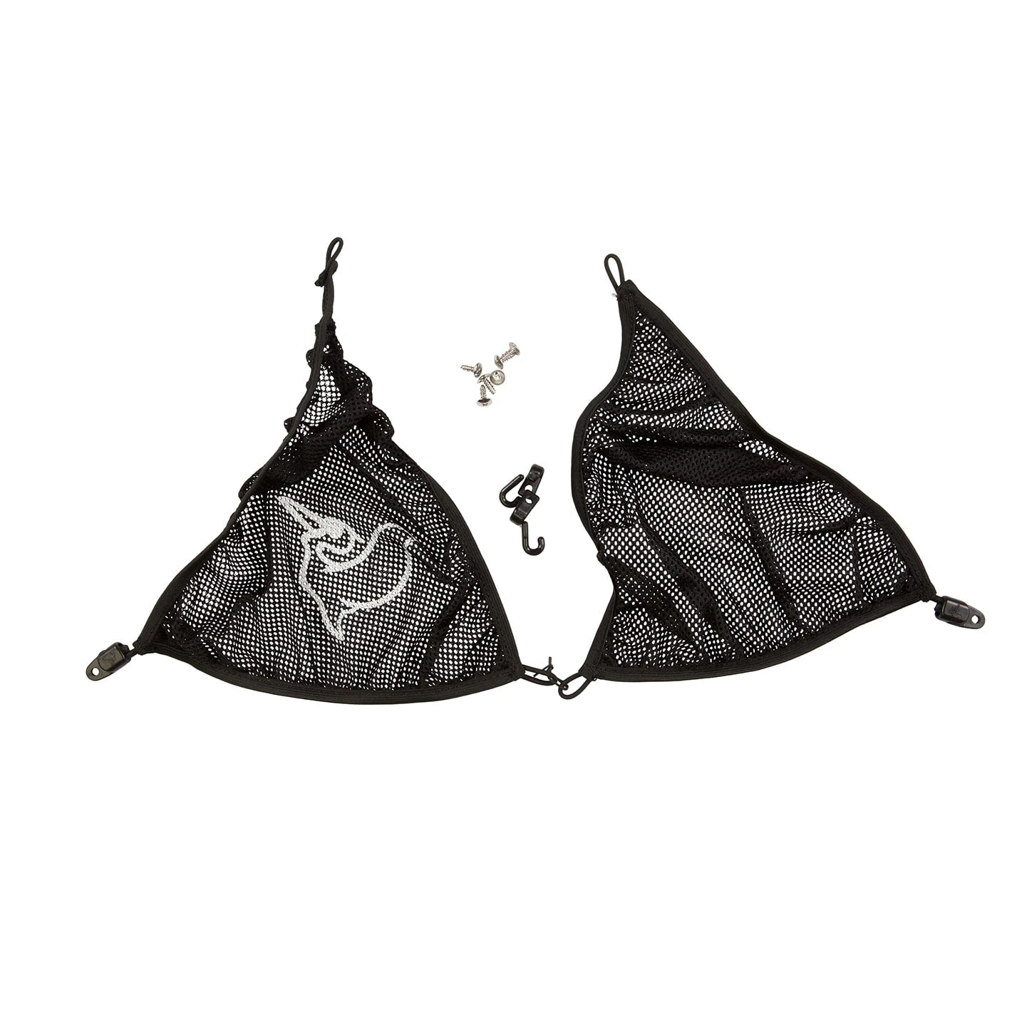 Black & White Mesh Deck Cover